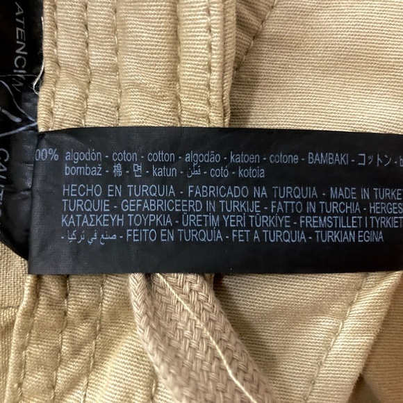 ZARA The Utility Bermuda Cargo Shorts in Camel Khaki Relaxed Fit Utility NEW - Picture 12 of 12